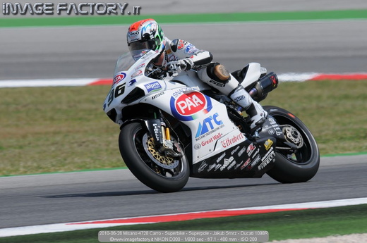 2010-06-26 Misano 4728 Carro - Superbike - Superpole - Jakub Smrz - Ducati 1098R